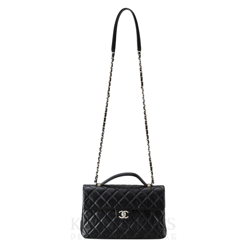 CHANEL(USED)샤넬 시즌 탑핸들 체인 크로스백