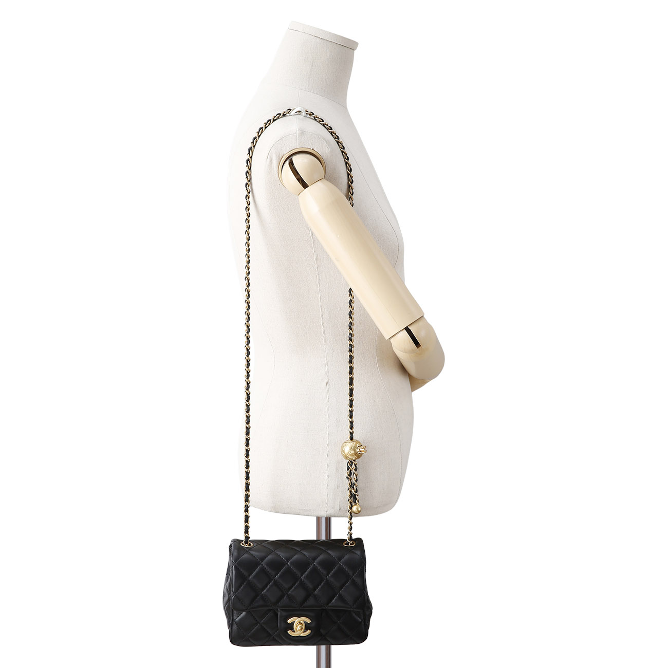 CHANEL(USED)샤넬 클래식 쁘띠삭 골든볼