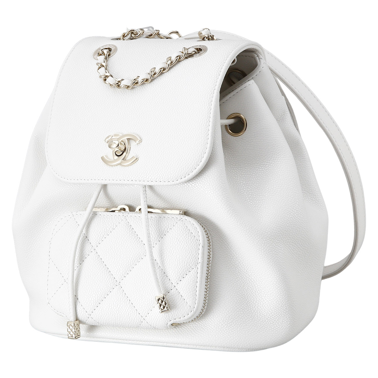 CHANEL(USED)샤넬 클래식 AS3530 비니지스 어피니티 미니 백팩 화이트