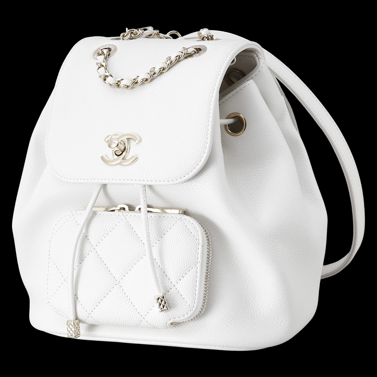 CHANEL(USED)샤넬 클래식 AS3530 비니지스 어피니티 미니 백팩 화이트