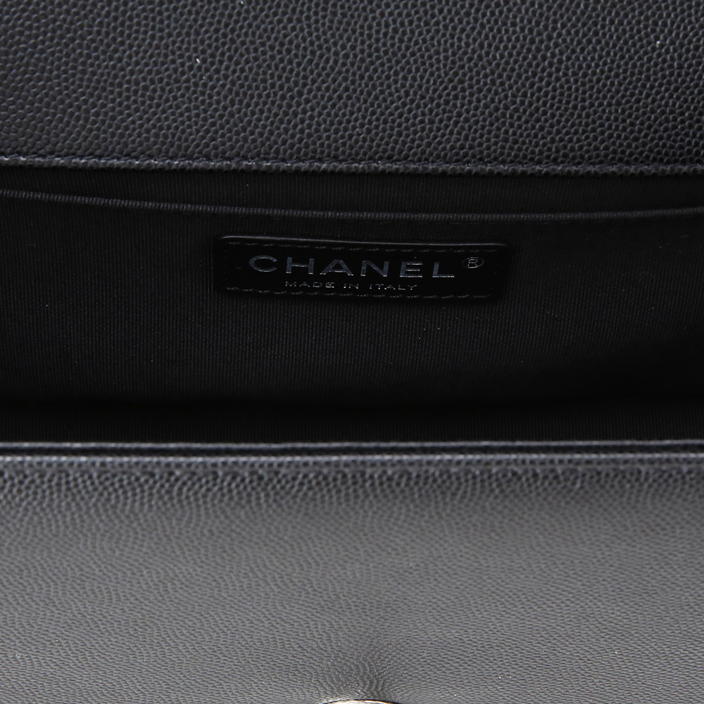 CHANEL(USED)샤넬 보이샤넬 캐비어 미듐