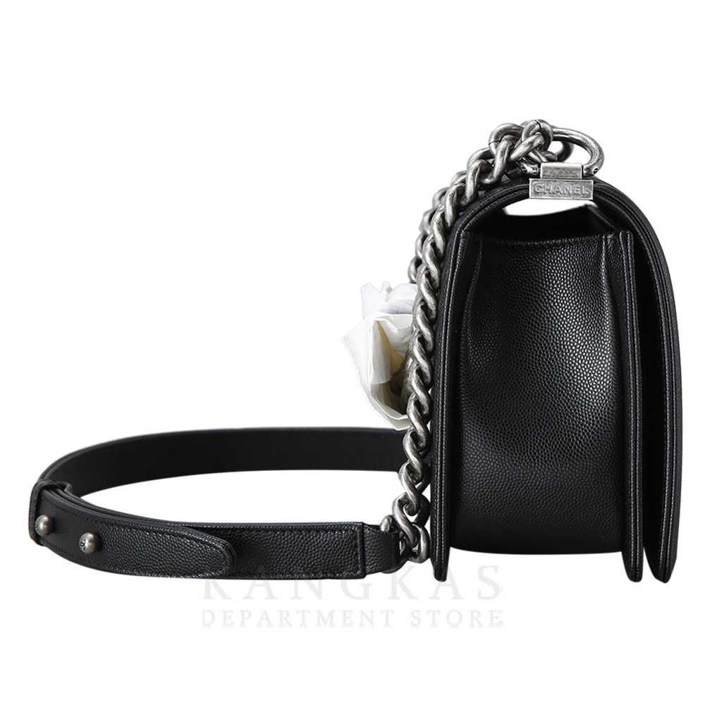 CHANEL(USED)샤넬 보이샤넬 캐비어 미듐