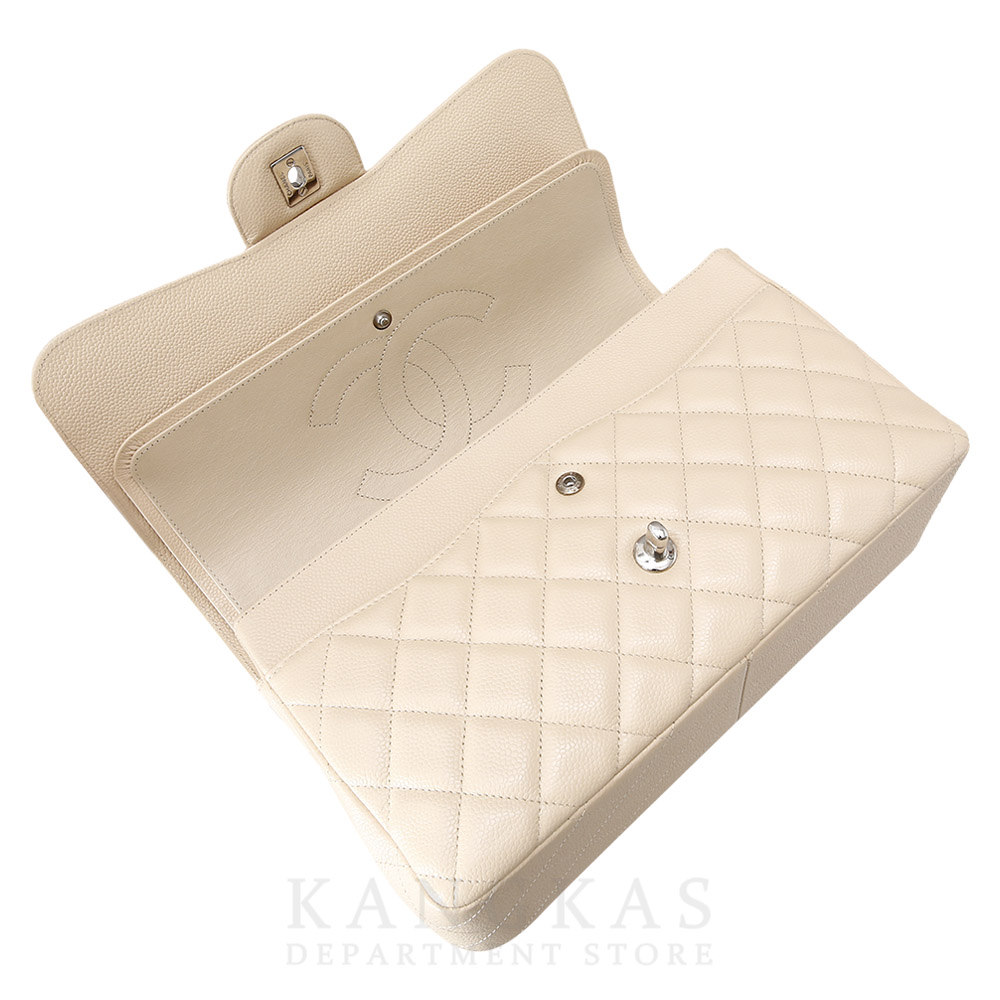 CHANEL(USED)샤넬 베이지 클래식 라지 플랩백