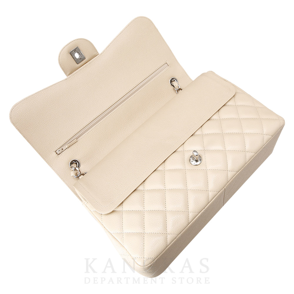 CHANEL(USED)샤넬 베이지 클래식 라지 플랩백