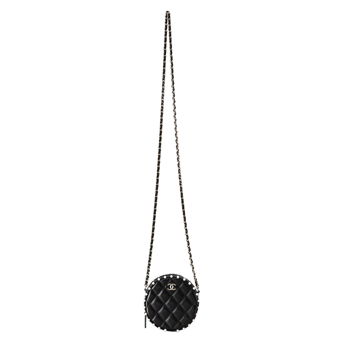 CHANEL(USED)샤넬 램스킨 라운드백