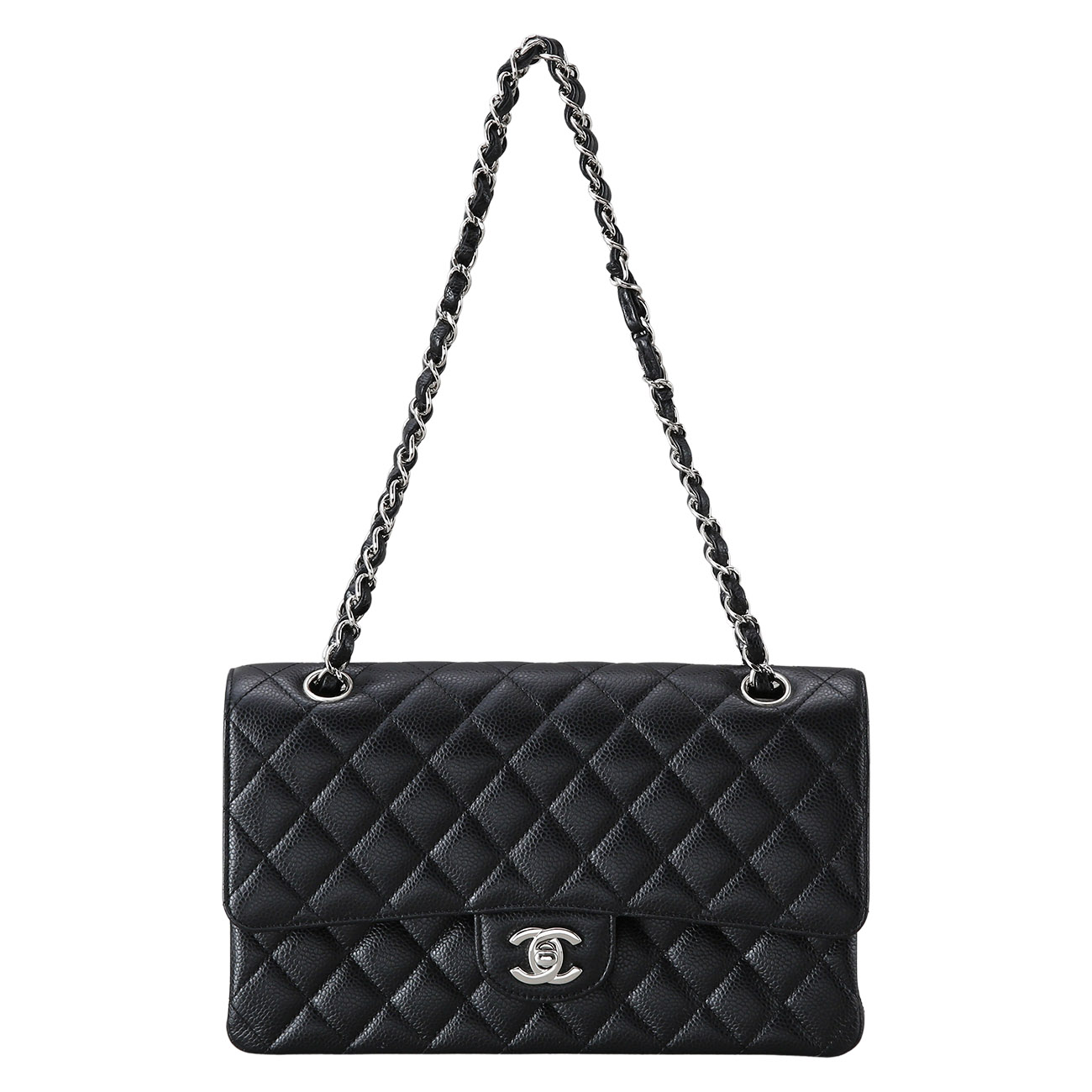 CHANEL(USED)샤넬 캐비어 클래식 미듐 플랩백