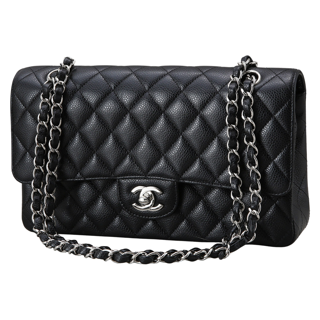 CHANEL(USED)샤넬 캐비어 클래식 미듐 플랩백