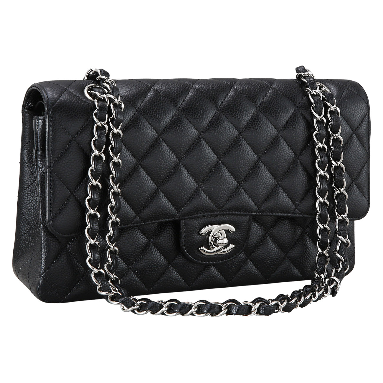 CHANEL(USED)샤넬 캐비어 클래식 미듐 플랩백