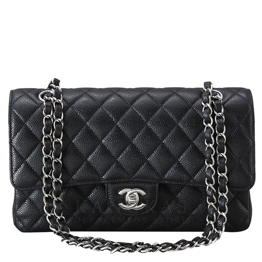 CHANEL(USED)샤넬 클래식 캐비어 미듐 플랩백