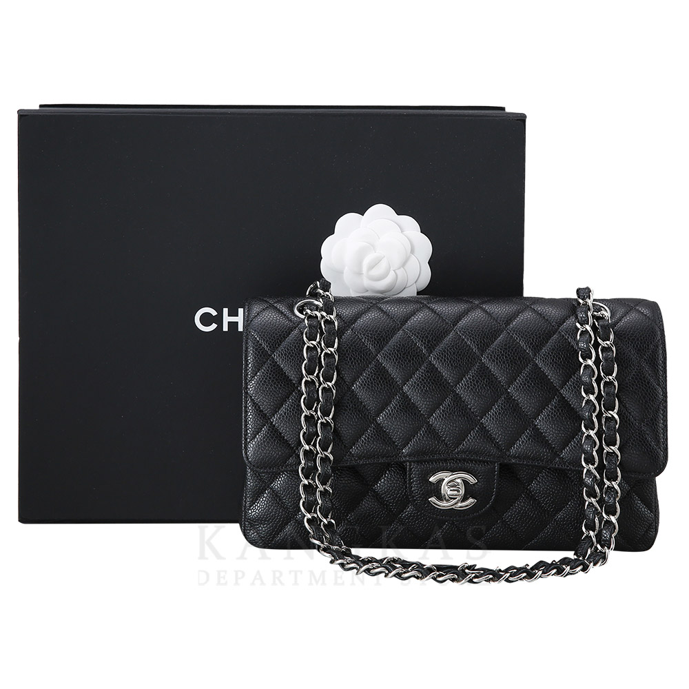 CHANEL(USED)샤넬 클래식 캐비어 미듐 플랩백