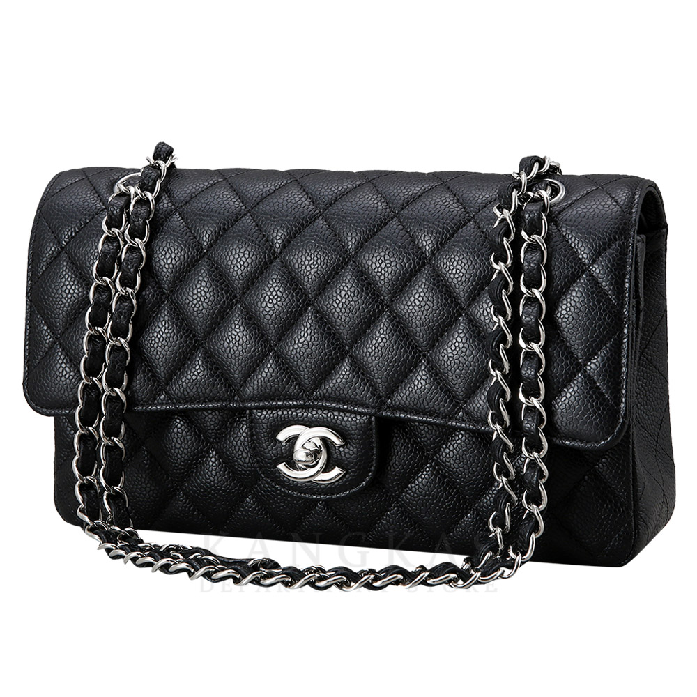 CHANEL(USED)샤넬 클래식 캐비어 미듐 플랩백
