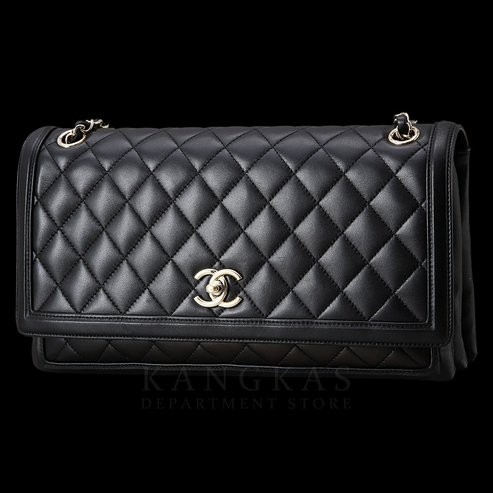 CHANEL(USED)샤넬 시즌 램스킨 플랩백