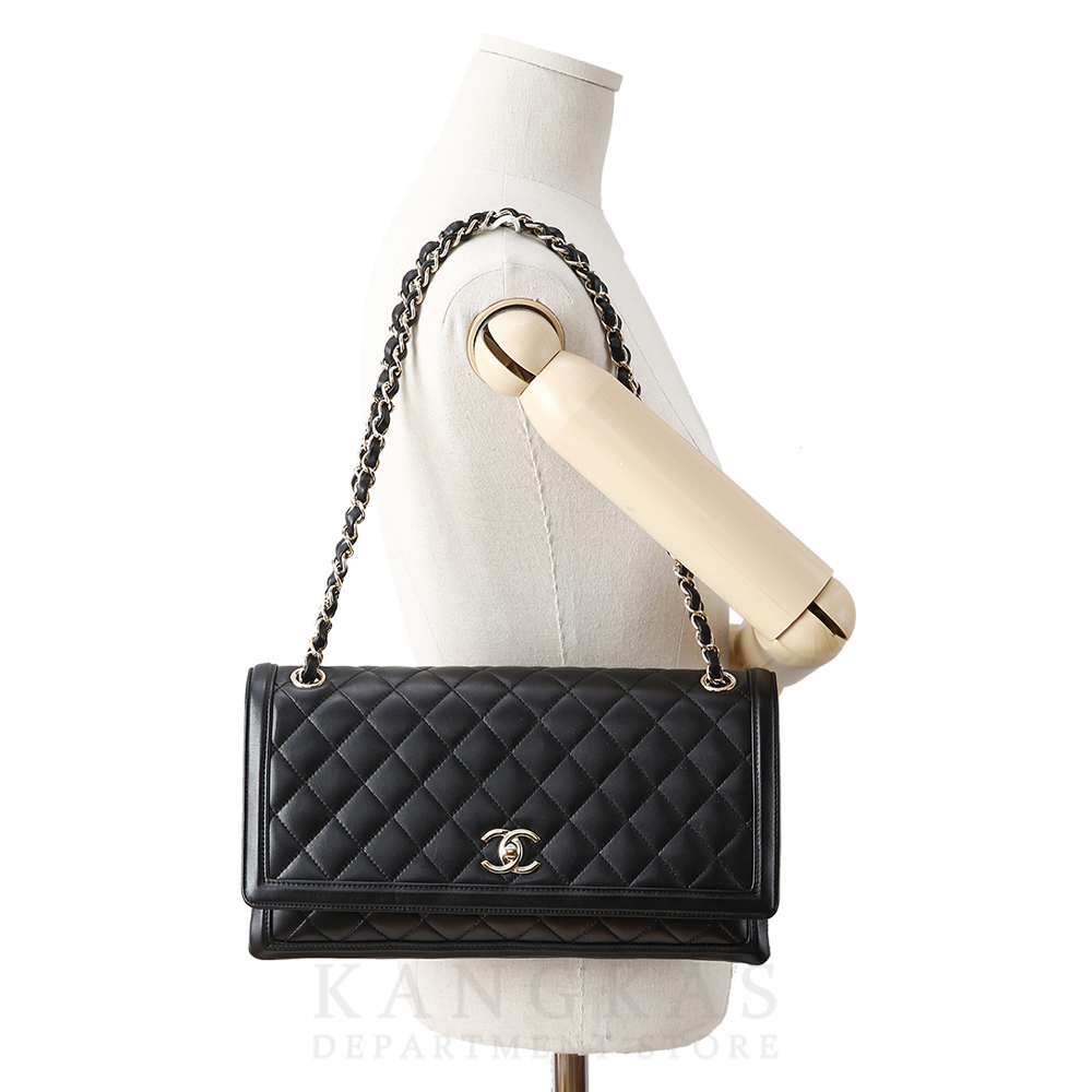CHANEL(USED)샤넬 시즌 램스킨 플랩백