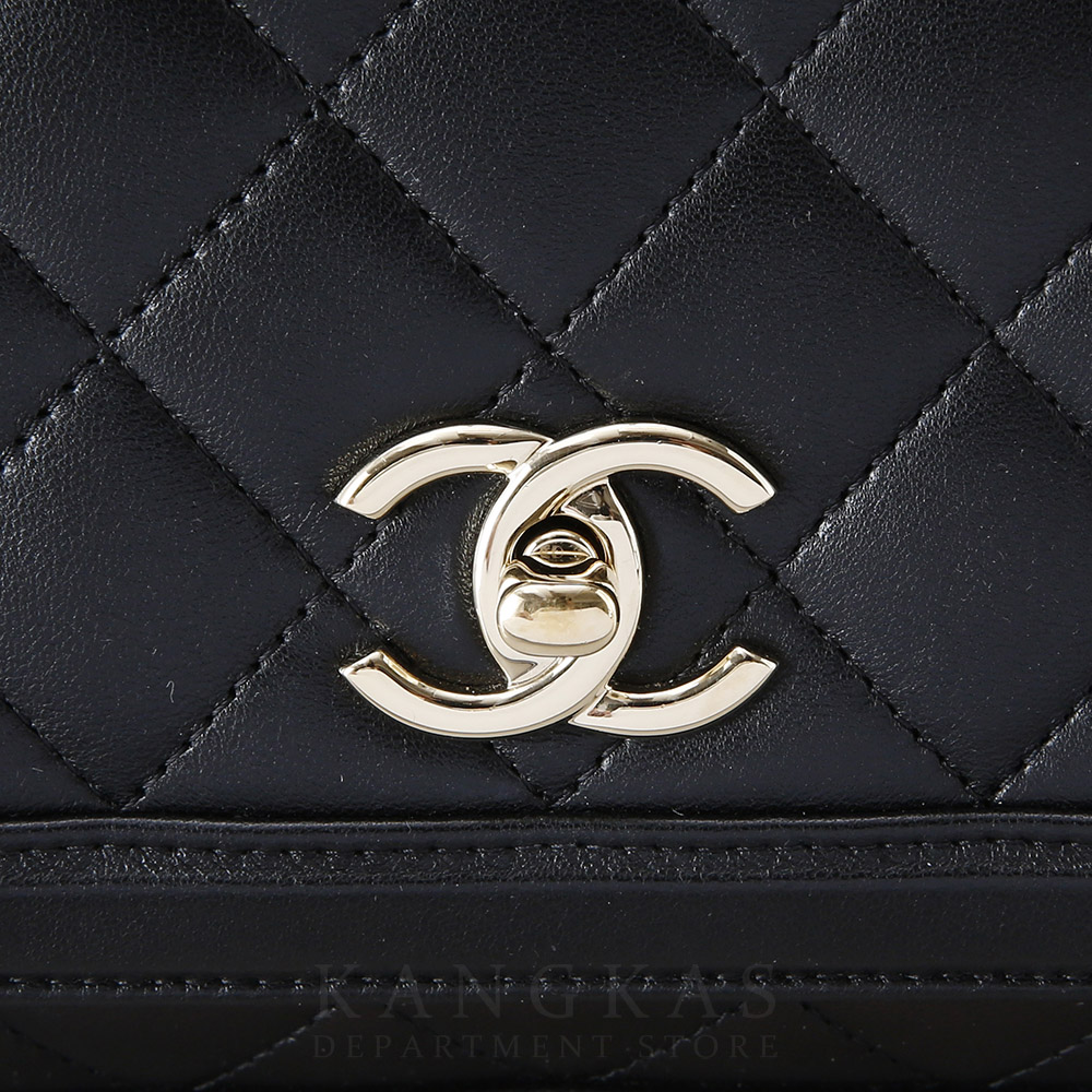 CHANEL(USED)샤넬 시즌 램스킨 플랩백
