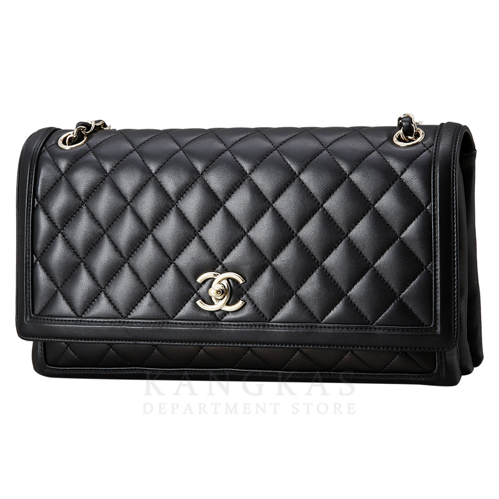 CHANEL(USED)샤넬 시즌 램스킨 플랩백
