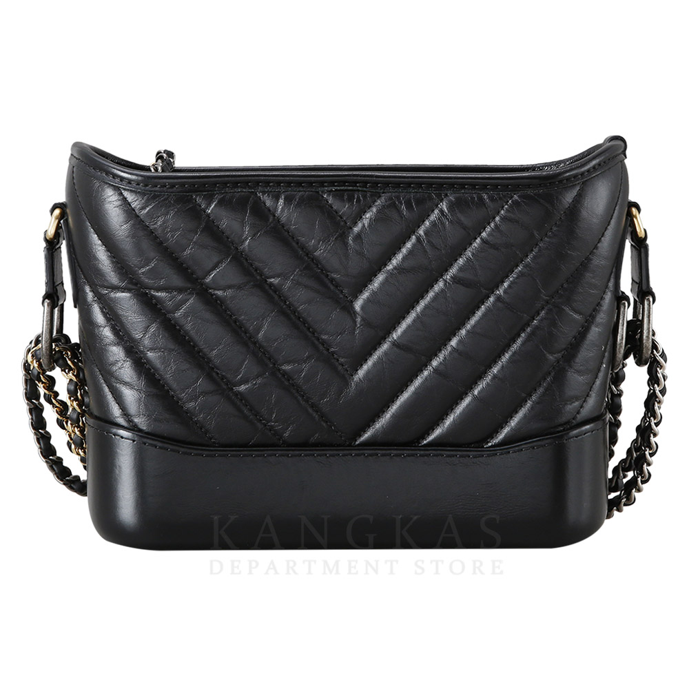 CHANEL(USED)샤넬 가브리엘 호보 쉐브론 스몰 블랙
