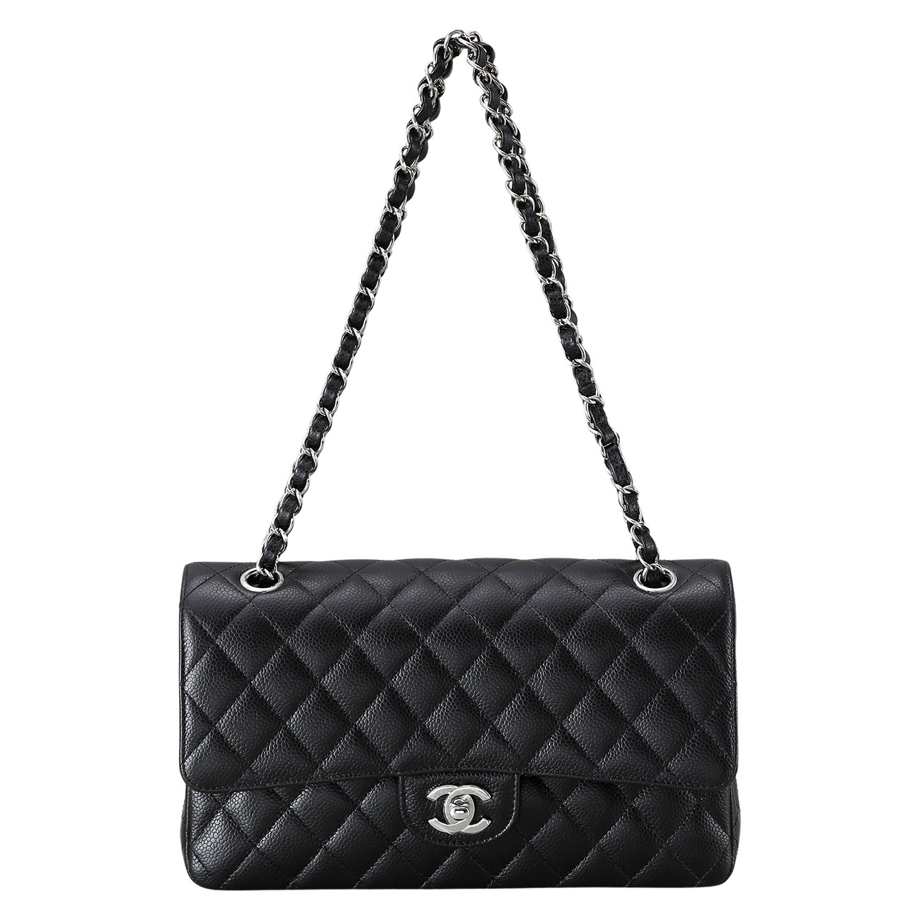 CHANEL(USED)샤넬 캐비어 클래식 미듐 플랩백