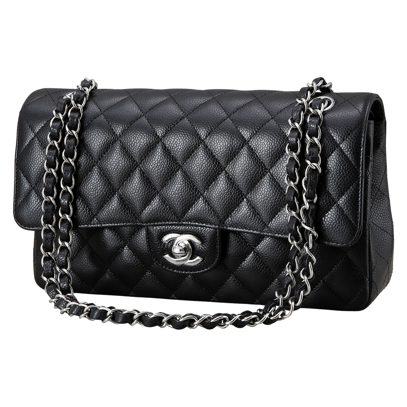 CHANEL(USED)샤넬 캐비어 클래식 미듐 플랩백