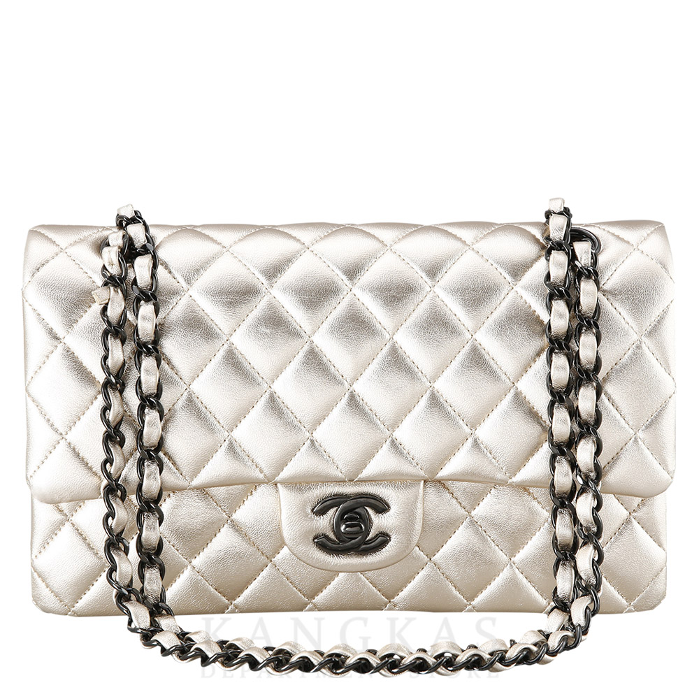 CHANEL(USED)샤넬 램스킨 클래식 미듐 플랩백