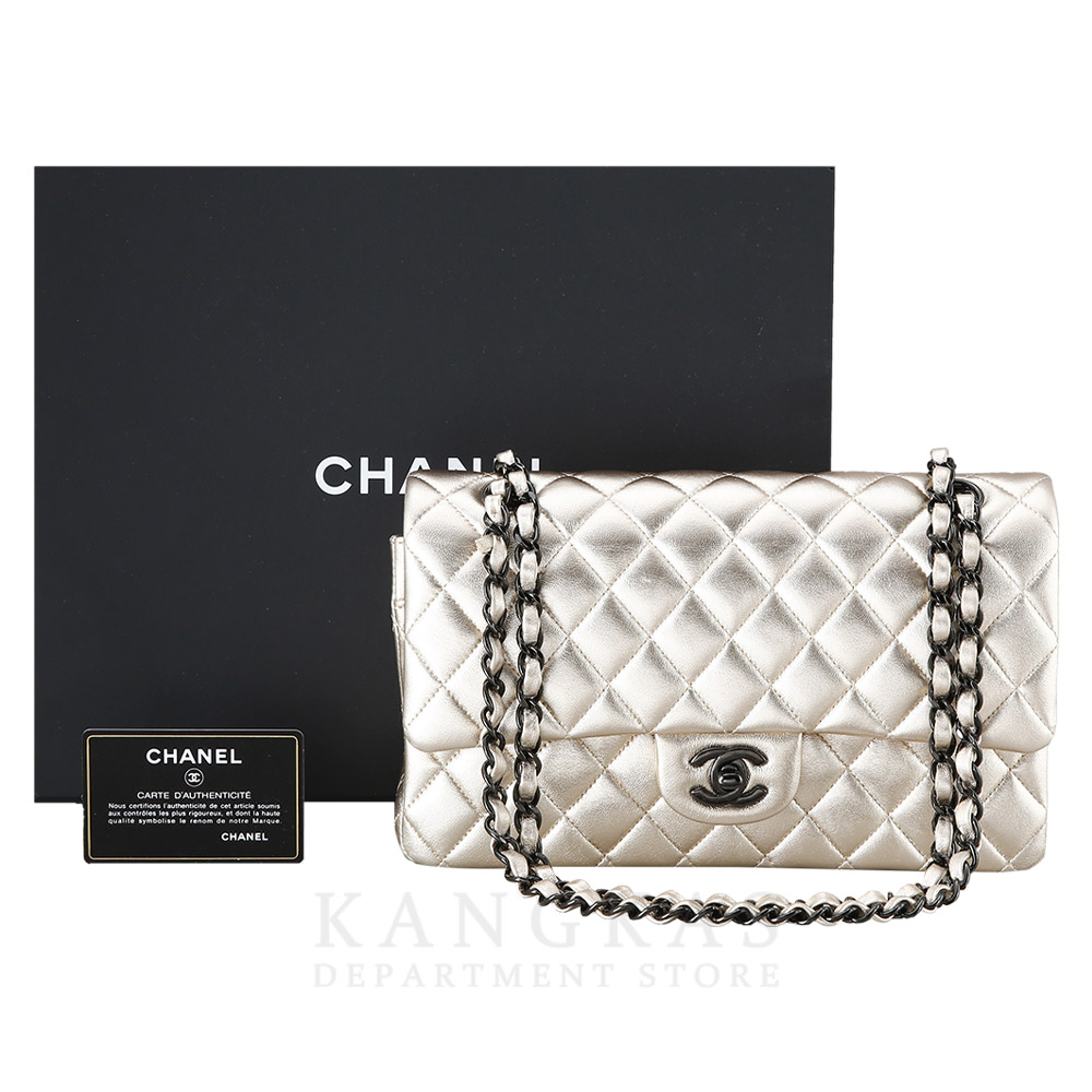 CHANEL(USED)샤넬 램스킨 클래식 미듐 플랩백