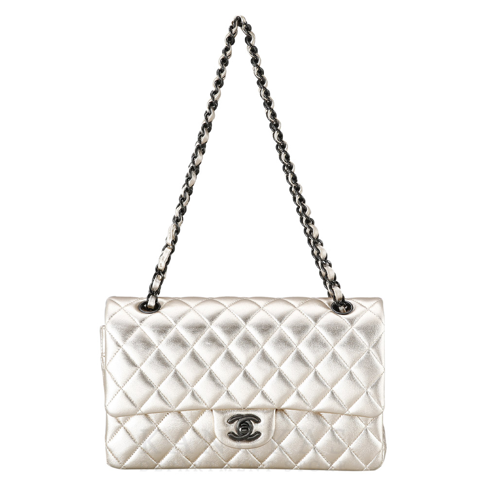 CHANEL(USED)샤넬 램스킨 클래식 미듐 플랩백