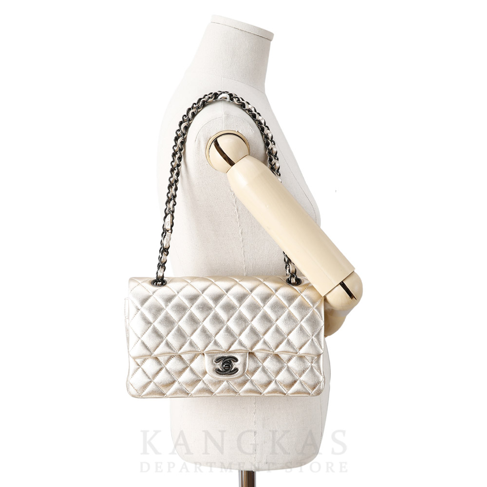 CHANEL(USED)샤넬 램스킨 클래식 미듐 플랩백