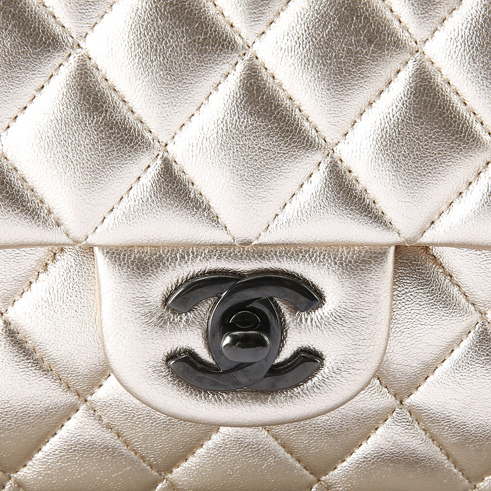 CHANEL(USED)샤넬 램스킨 클래식 미듐 플랩백
