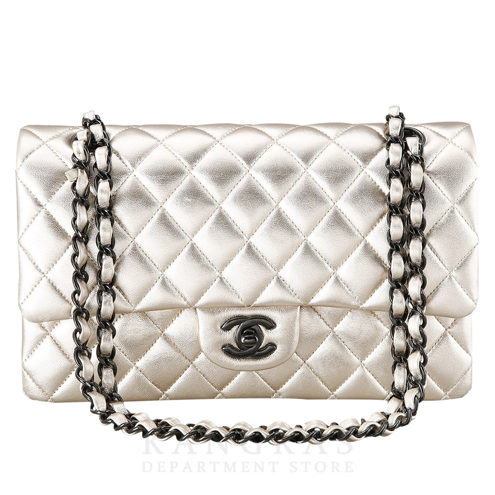 CHANEL(USED)샤넬 램스킨 클래식 미듐 플랩백