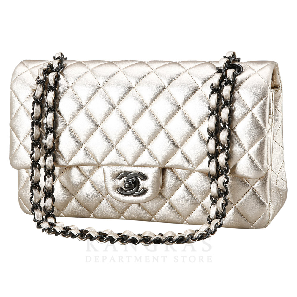 CHANEL(USED)샤넬 램스킨 클래식 미듐 플랩백
