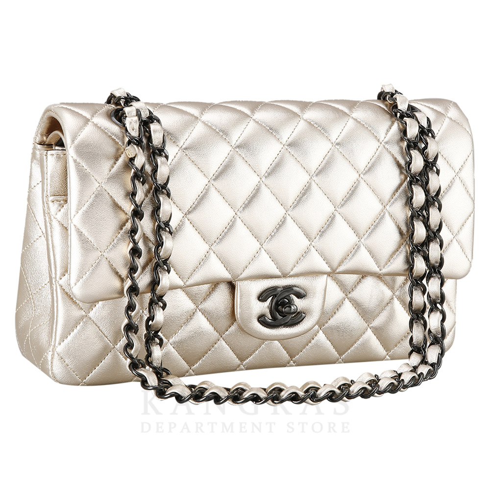 CHANEL(USED)샤넬 램스킨 클래식 미듐 플랩백