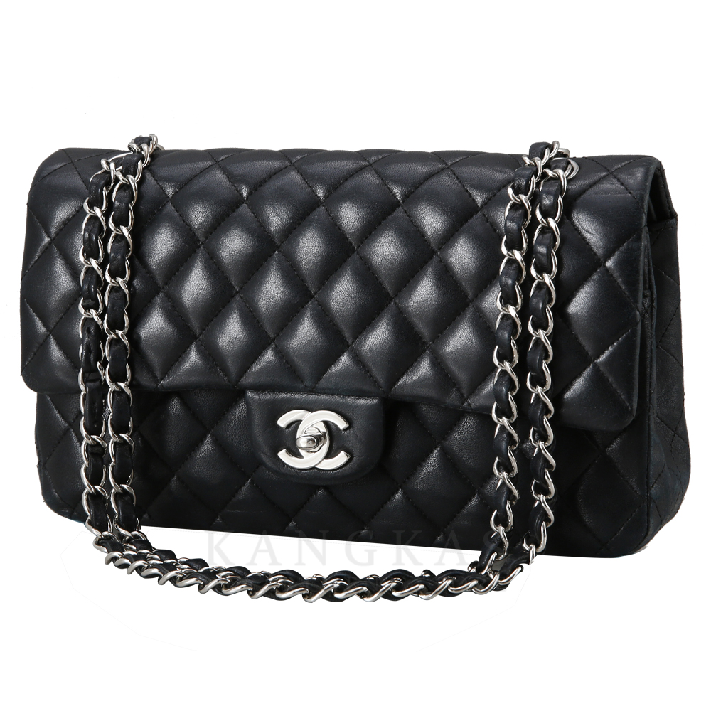 CHANEL(USED)샤넬 램스킨 클래식 미듐 플랩백