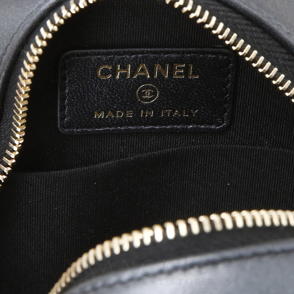 CHANEL(USED)샤넬 시즌 진주 스트랩 라운드 백