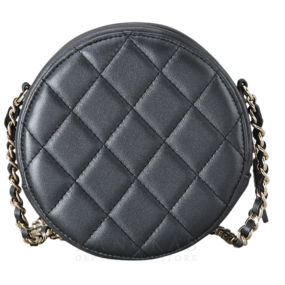 CHANEL(USED)샤넬 시즌 진주 스트랩 라운드 백