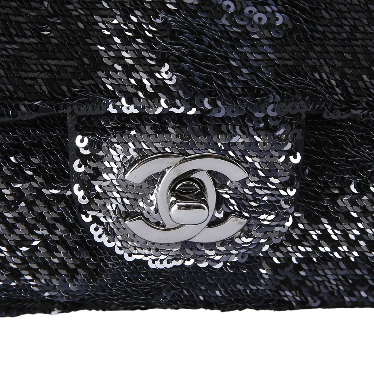 CHANEL(USED)샤넬 시즌 스팽글 바게트 백