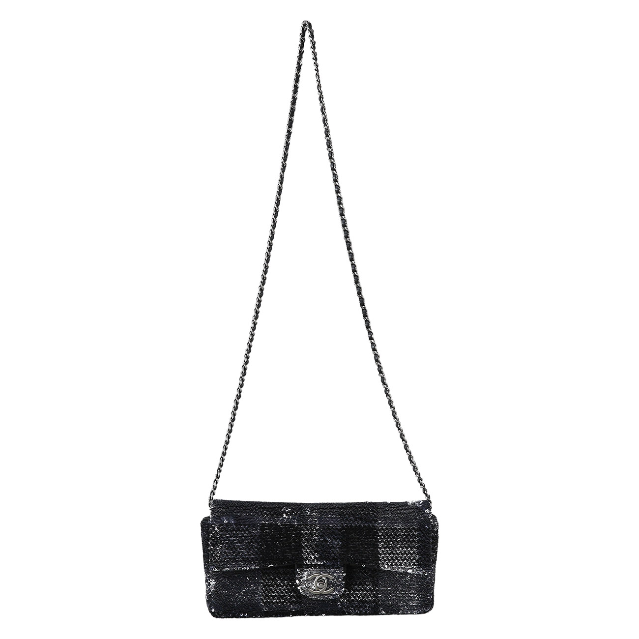 CHANEL(USED)샤넬 시즌 스팽글 바게트 백