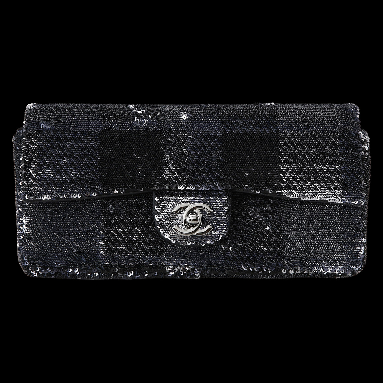 CHANEL(USED)샤넬 시즌 스팽글 바게트 백