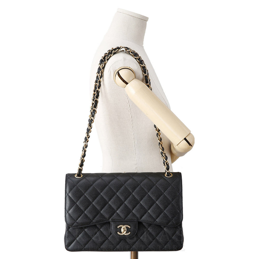 CHANEL(USED)샤넬 캐비어 클래식 라지 플랩백