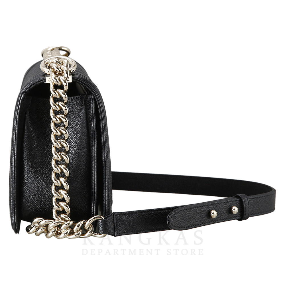 CHANEL(USED)샤넬 캐비어 쉐브론 보이샤넬 미듐