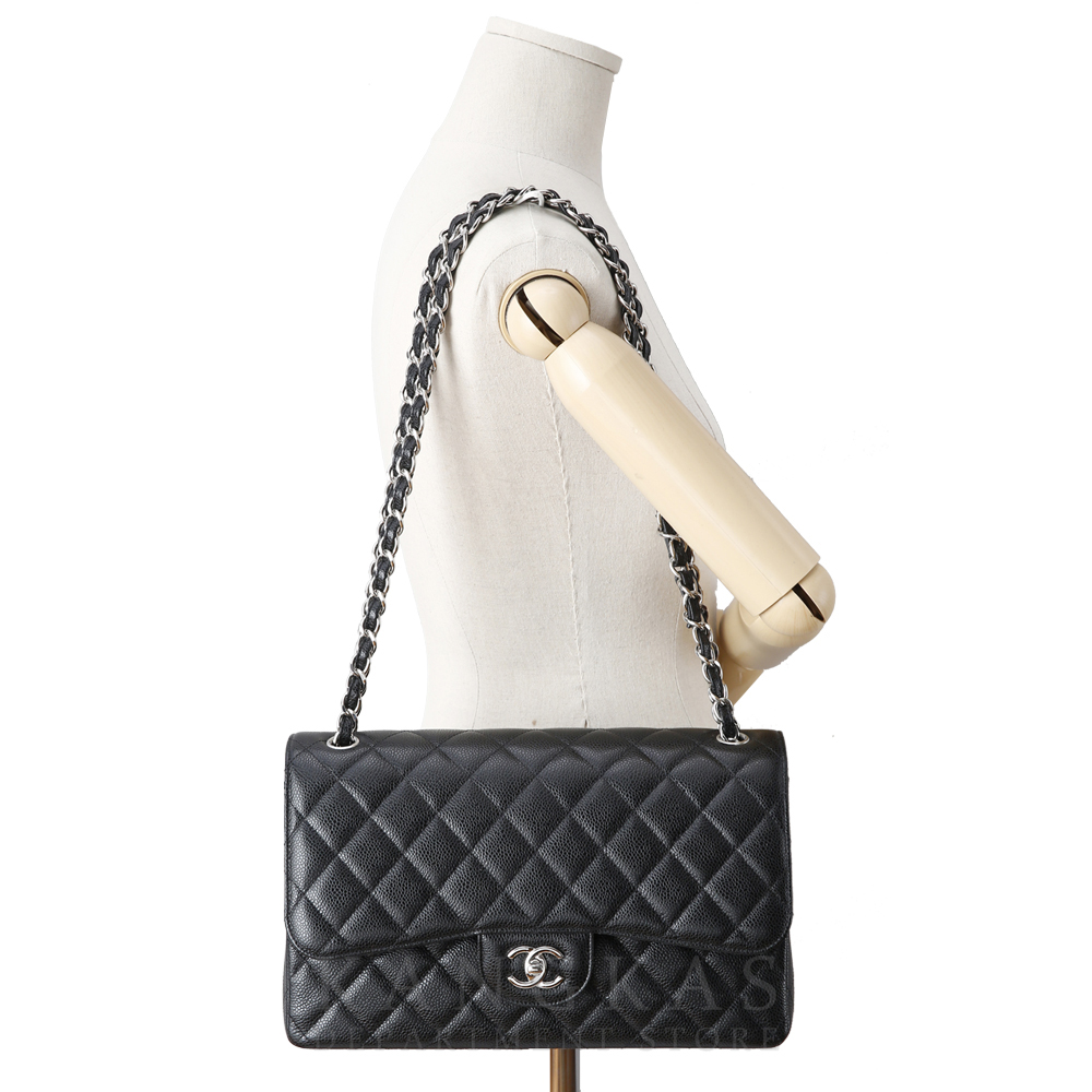 CHANEL(USED)샤넬 클래식 캐비어 점보