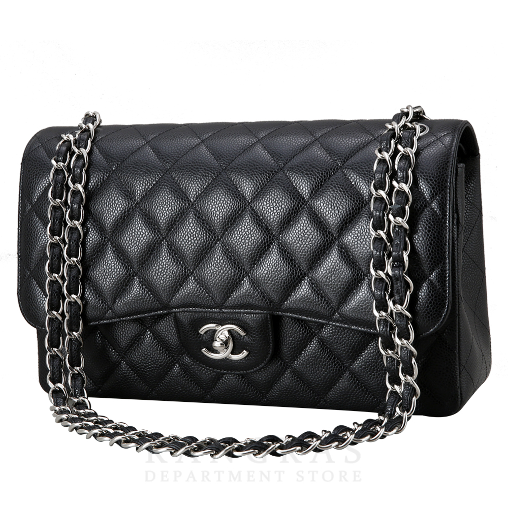 CHANEL(USED)샤넬 클래식 캐비어 점보