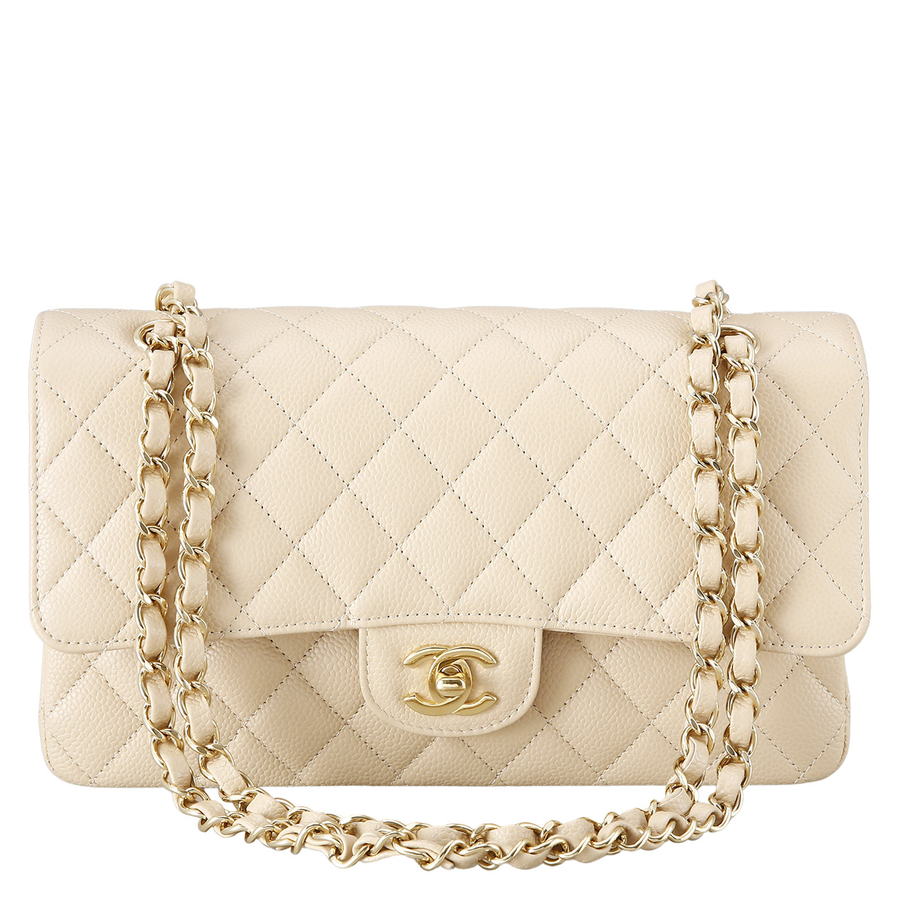 CHANEL(USED)샤넬 캐비어 클래식 미듐 플랩백