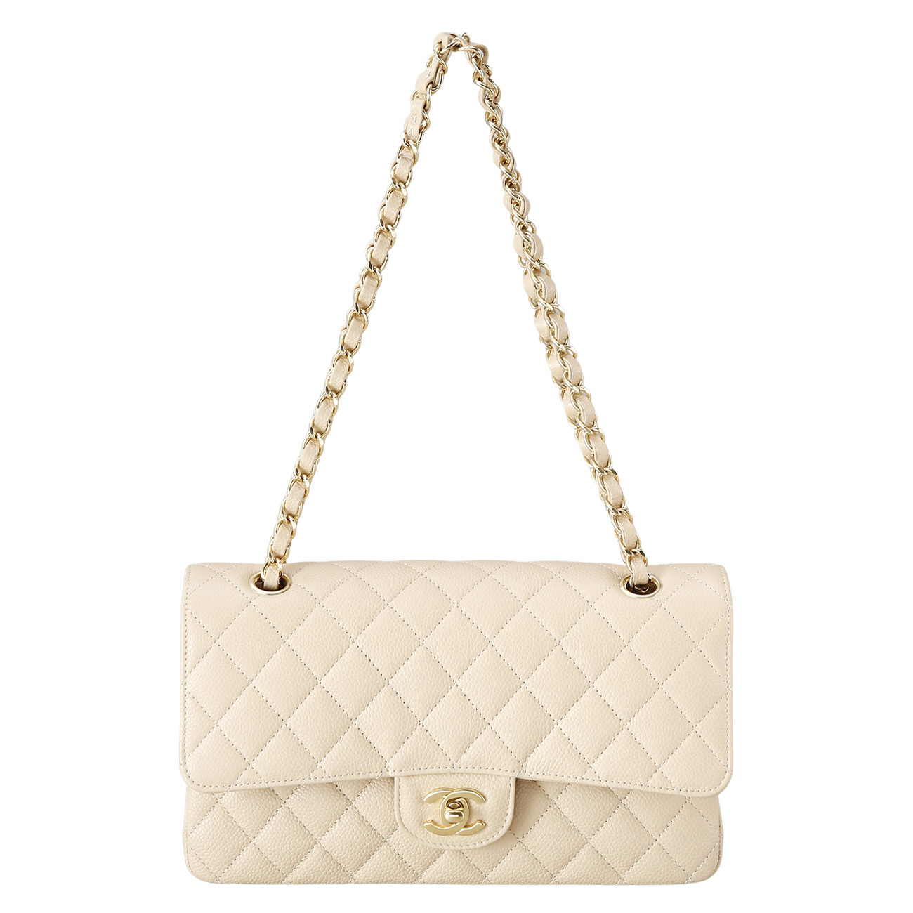 CHANEL(USED)샤넬 캐비어 클래식 미듐 플랩백