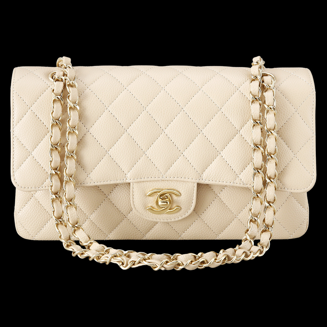 CHANEL(USED)샤넬 캐비어 클래식 미듐 플랩백