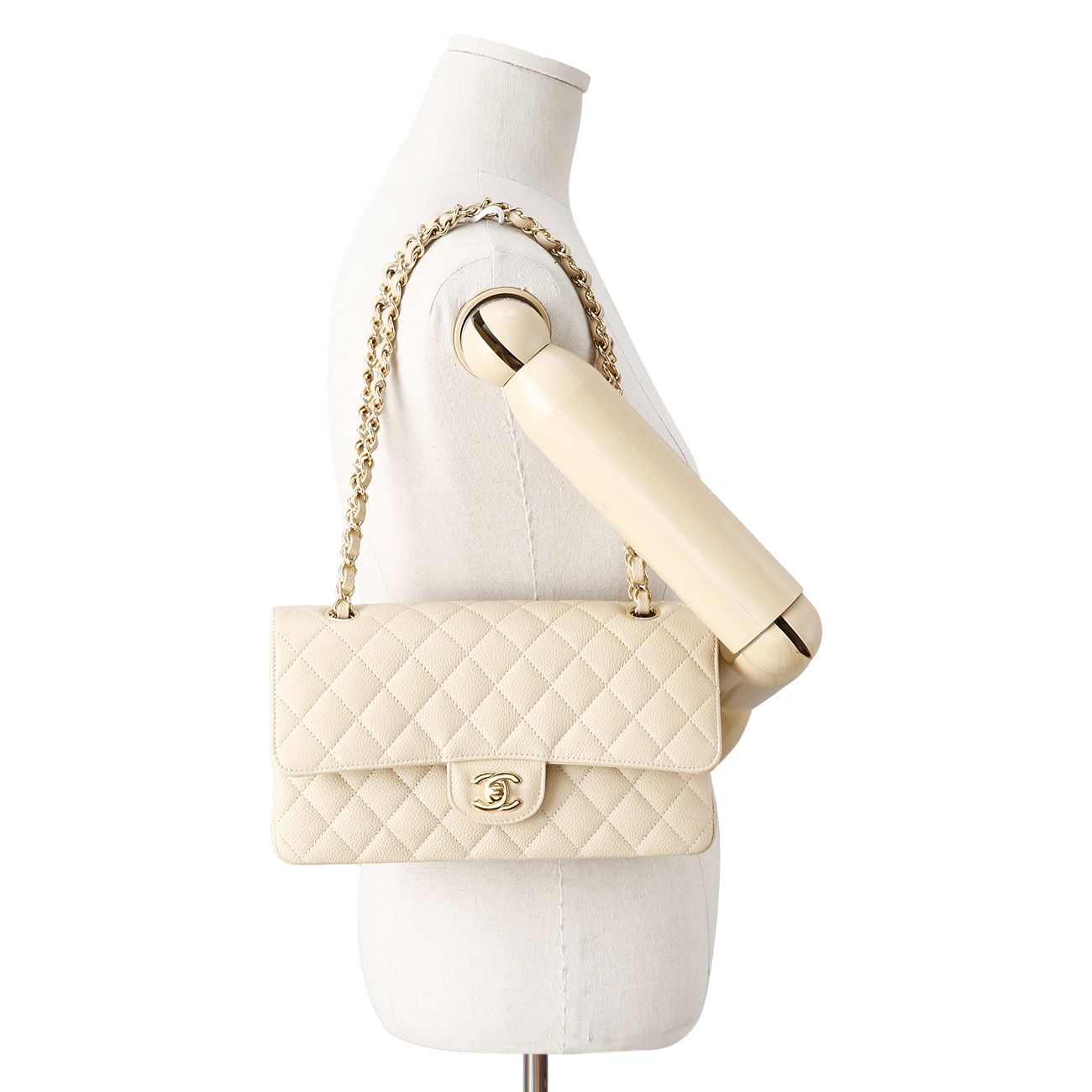CHANEL(USED)샤넬 캐비어 클래식 미듐 플랩백