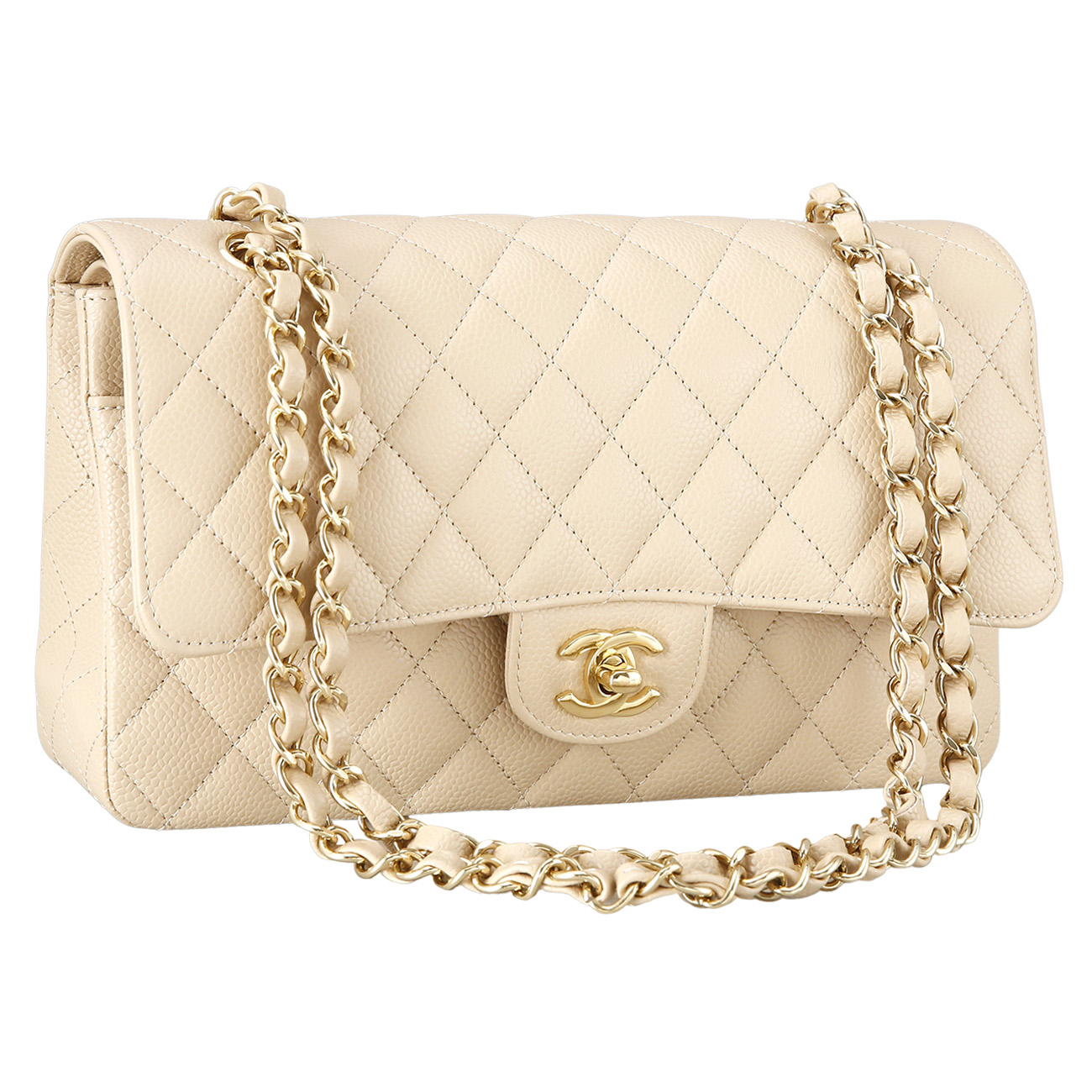 CHANEL(USED)샤넬 캐비어 클래식 미듐 플랩백