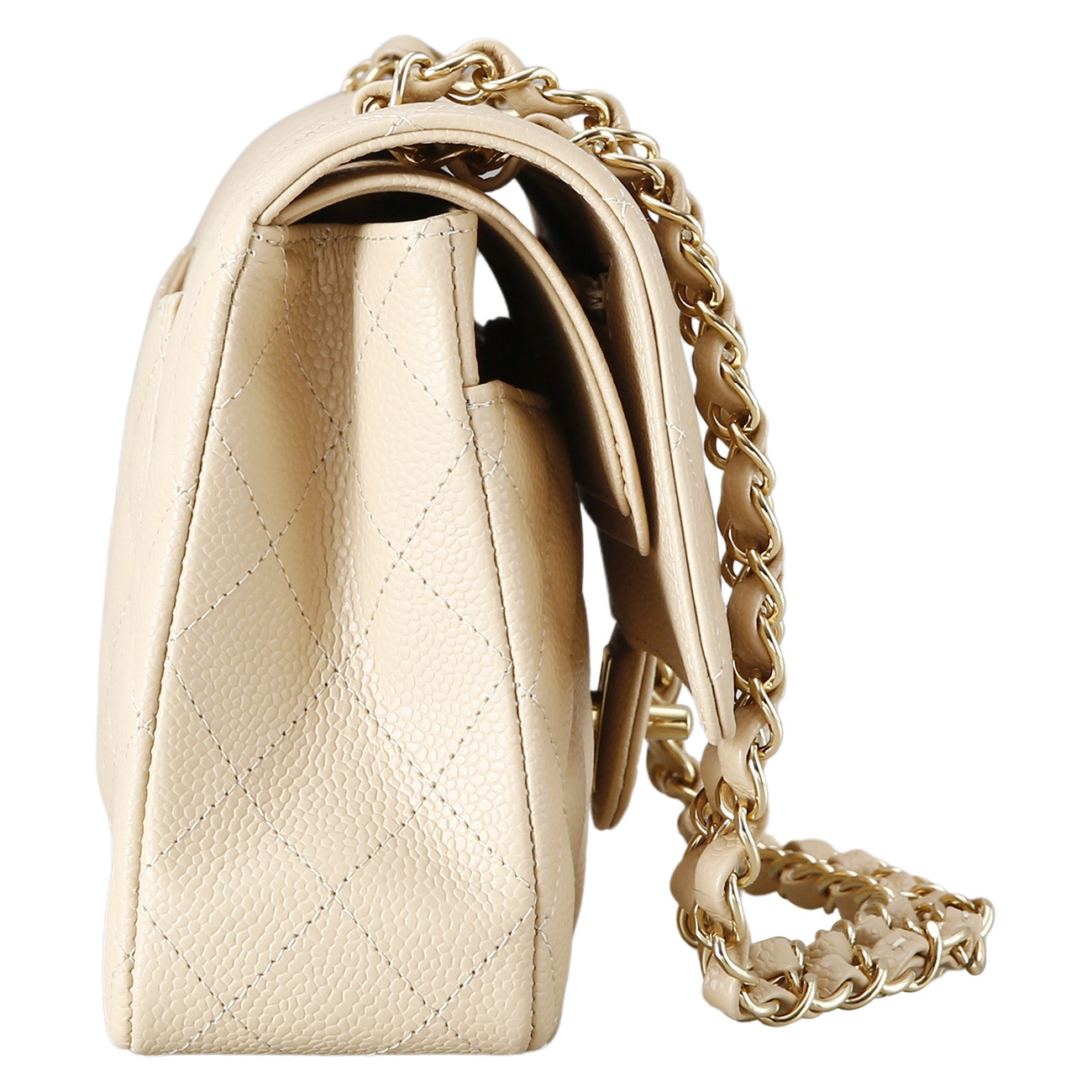 CHANEL(USED)샤넬 캐비어 클래식 미듐 플랩백