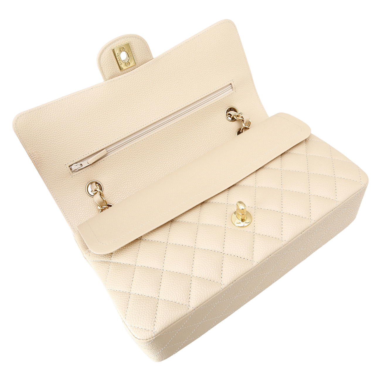 CHANEL(USED)샤넬 캐비어 클래식 미듐 플랩백