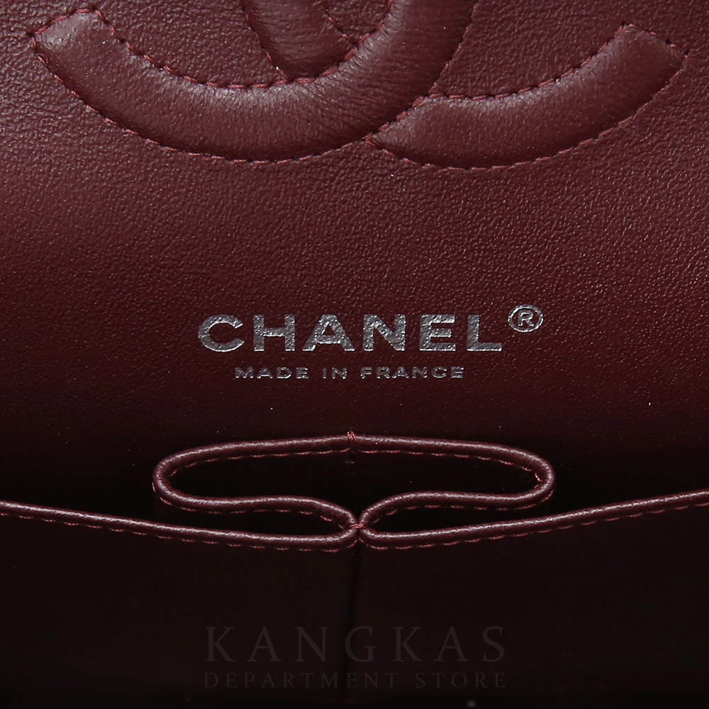 CHANEL(USED)샤넬 클래식 캐비어 미듐 은장