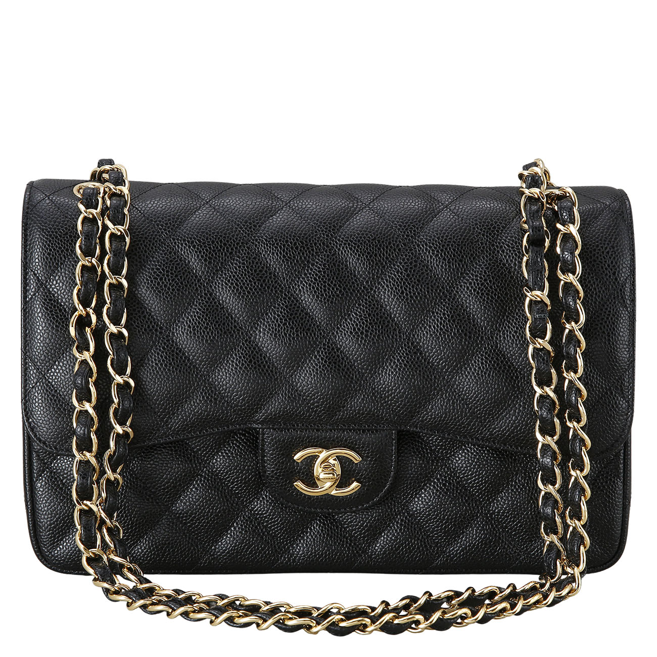 CHANEL(USED)샤넬 캐비어 클래식 라지 플랩백