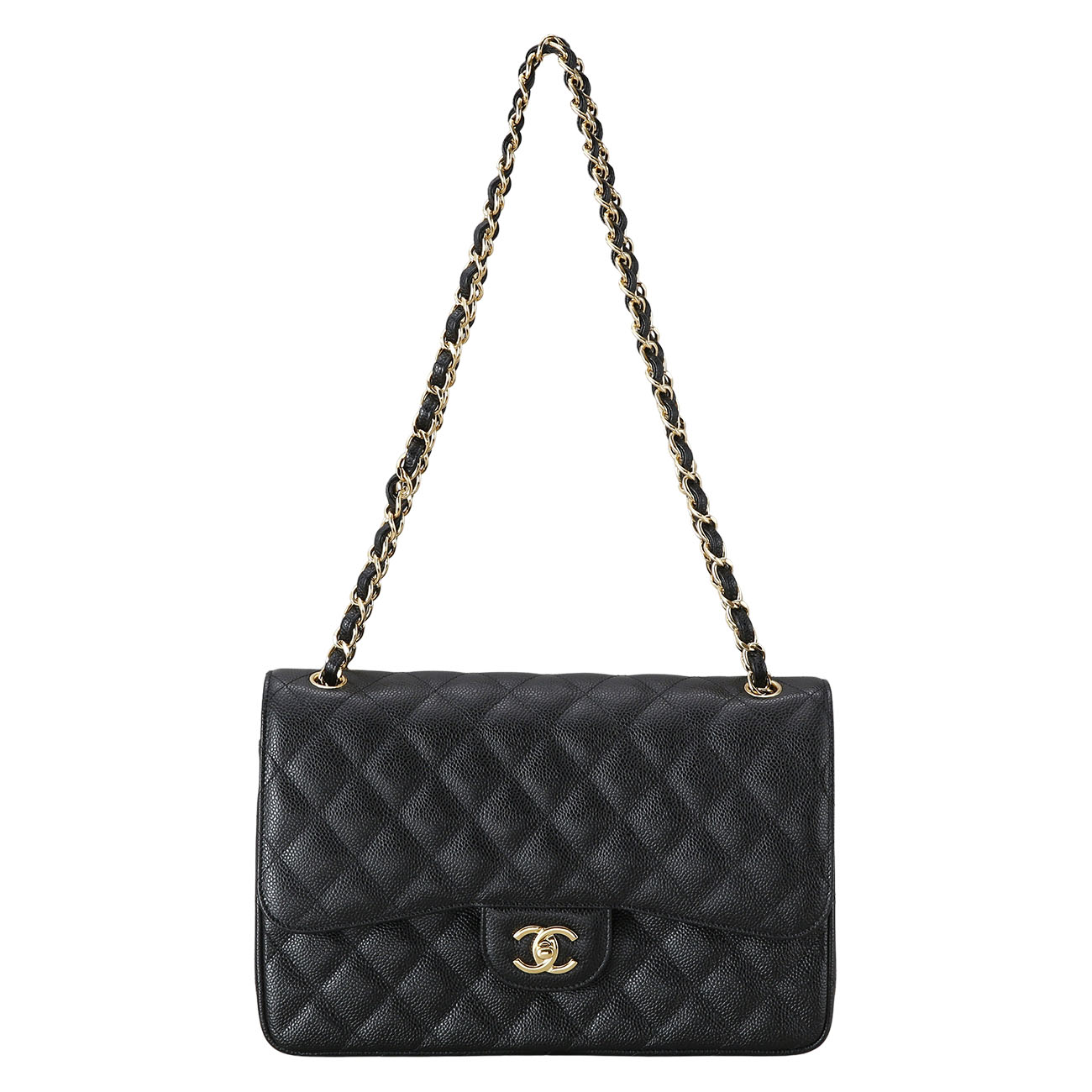 CHANEL(USED)샤넬 캐비어 클래식 라지 플랩백